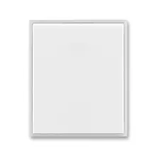 01 Kryt spínače jednoduchý, bílá/ledová bílá, ABB Element, Time