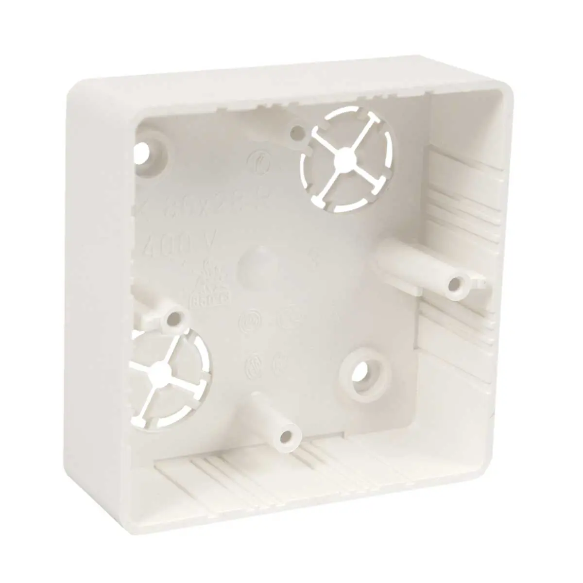 80X28R/1_HB Krabice lištová, superbílá/RAL9003, KOPOS