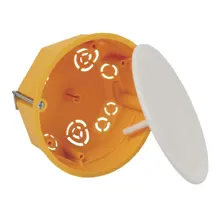 97/L_NA Krabice odbočná-sádr., okrová, KOPOS