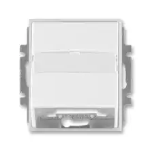 ABB Kryt zásuvky komunikační s popisovým polem