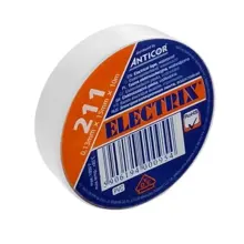 ANTICOR páska elektroizol.PVC 15X10 Kód:211P Electrix bílá