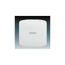 B Kryt spínače jednoduchý s průzorem, bílá, ABB Tango