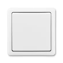 B1 Přepínač střídavý, řazení 6, jasně bílá, ABB Classic