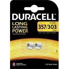 DURACELL baterie do hodinek 357/303 2 kusy
