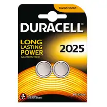 DURACELL baterie lithiová CR2025 2 kusy