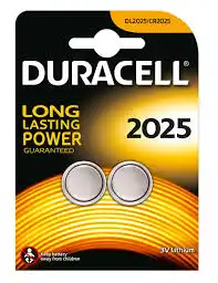 DURACELL baterie lithiová CR2025 2 kusy