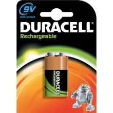 DURACELL baterie nabíjecí RECHARGABLE 9V ; 170mAh