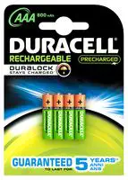 DURACELL baterie nabíjecí STAY.CHARGED 850mAh AAA/HR03 ;BL4