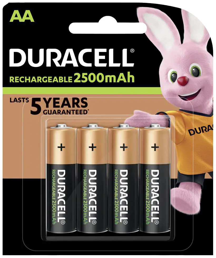 DURACELL baterie nabíjecí STAY CHARGED AA  2400mAh 4 kusy