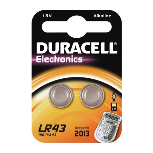 DURACELL baterie speciální LR43 2kusy