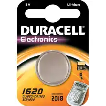 DURACELL CR1620 lithiová baterie knoflíková; 1ks v blistru