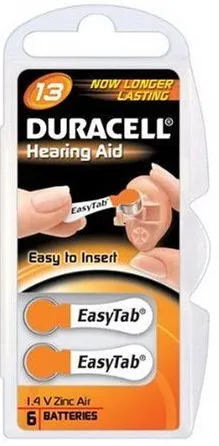 DURACELL Hearing Aid ZA13 baterie do naslouchadel 6 kusů