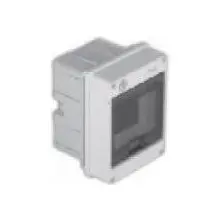 ELEKTRO-PLAST rozvodnice na omítku SRn-6 6mod IP40 průhledná dvířka bílá N/PE