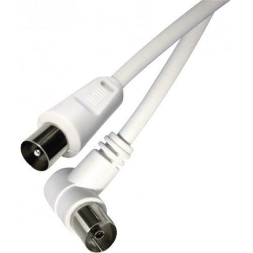 EMOS Anténní koaxiální kabel stíněný 1,25m - úhlová vidlice