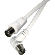 EMOS Anténní koaxiální kabel stíněný 3,5m - úhlová vidlice