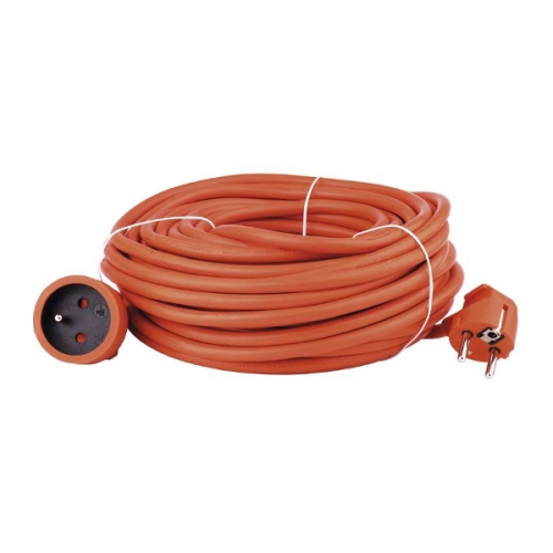 EMOS Prodlužovací kabel – spojka, 20m, 3x 1,5mm, oranžový