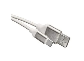 EMOS USB kabel 2.0 A/M - C/M 1m bílý