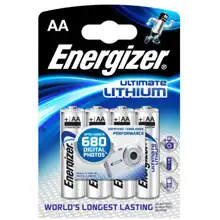 ENERGIZER AA UltimateLithium baterie tužková  FR06/ 635233 4 kusy