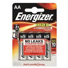 ENERGIZER alkalická baterie MAX AA/LR6 4 kusy