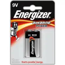 ENERGIZER baterie alkalická ALKALINE POWER 6LR61/9V  BL1  1kus