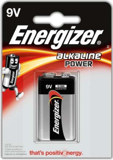 ENERGIZER baterie alkalická ALKALINE POWER 6LR61/9V  BL1  1kus