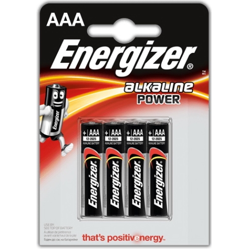 ENERGIZER baterie alkalická ALKALINE POWER  LR03/AAA 4 kusy