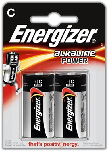 ENERGIZER baterie alkalická ALKALINE POWER  LR14/C 2 kusy