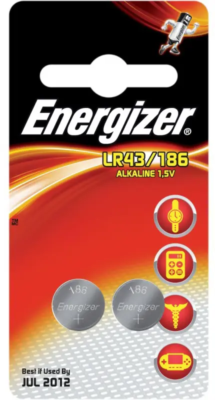 ENERGIZER baterie speciální 186/LR43 2 kusy