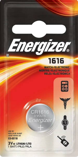 ENERGIZER CR1616 lithiová baterie knoflíková; 1ks v blistru