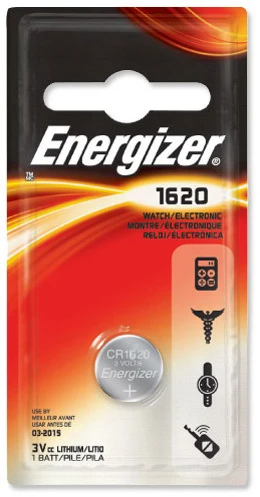 ENERGIZER CR1620 lithiová baterie knoflíková; 1ks v blistru