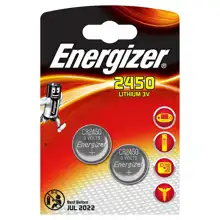 ENERGIZER CR2450 lithiová baterie knoflíková 2 kusy