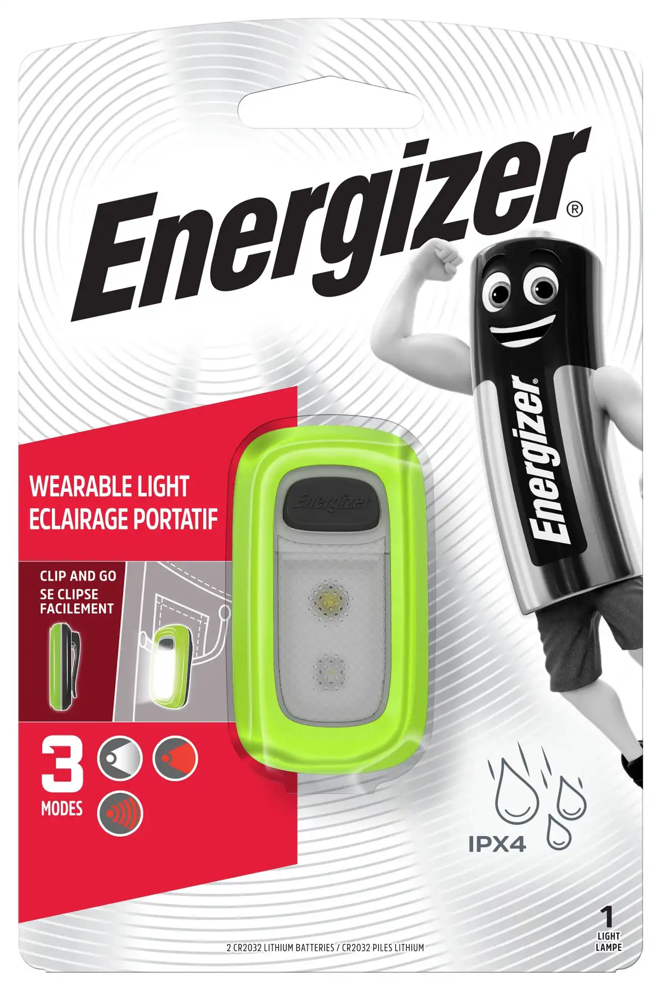 ENERGIZER svítilna s klipsem 30lm