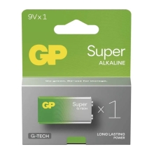 GP baterie alkalická SUPER.NEW 9V/6LR61/ ; 1-pack