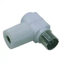 K1851 A224F Konektor IEC zásuvka šroubovací úhlový, Emos