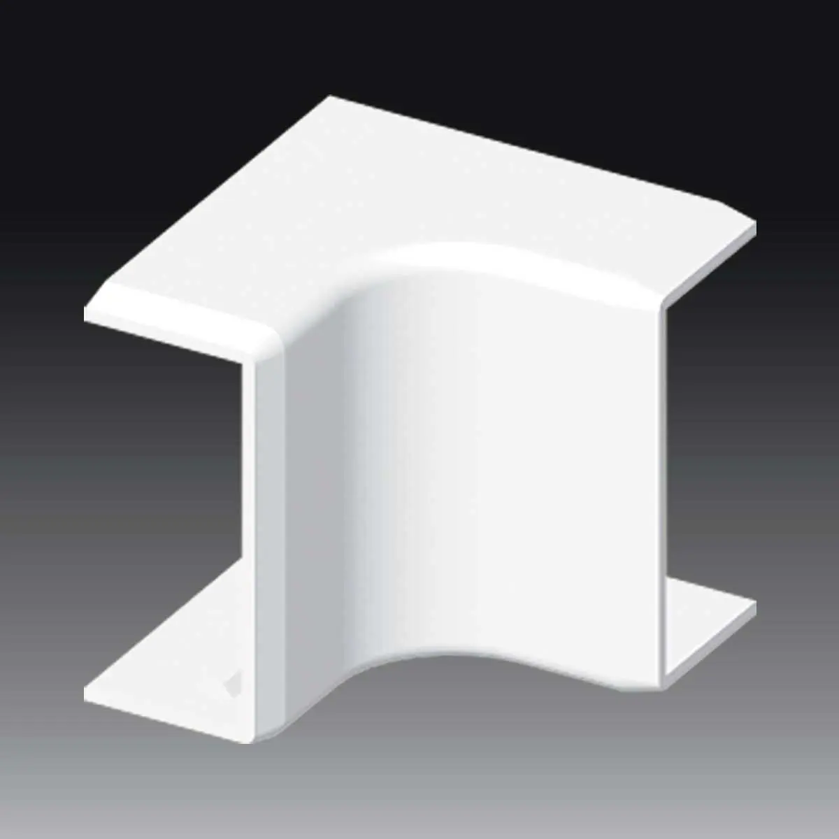 Kryt roh vnitř. LHD40x20, superbílá/RAL9003, KOPOS