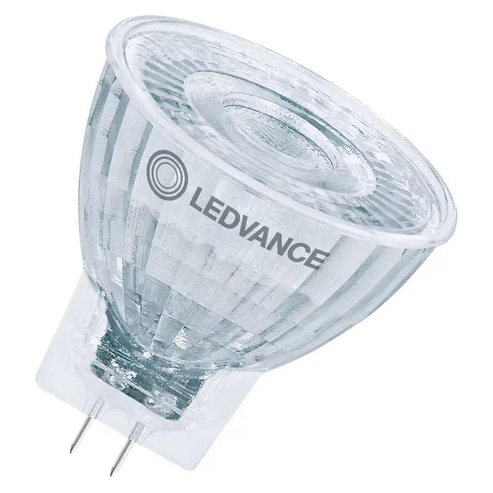 LEDVANCE LED PFM reflector MR11 4.2W/35W GU4 4000K 345lm/36° NonDim 15Y sklo