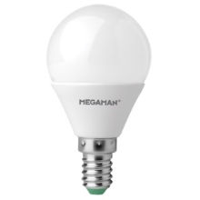 MEGAMAN E14 3.5W 2800K 250lm náhrada 25W; LED kapková žárovka P45 LG2603.5v2