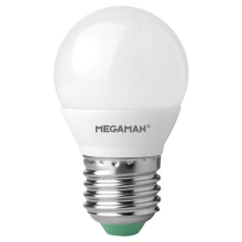 MEGAMAN  LED kapka E27 náhrada za 40W 2700K 5W