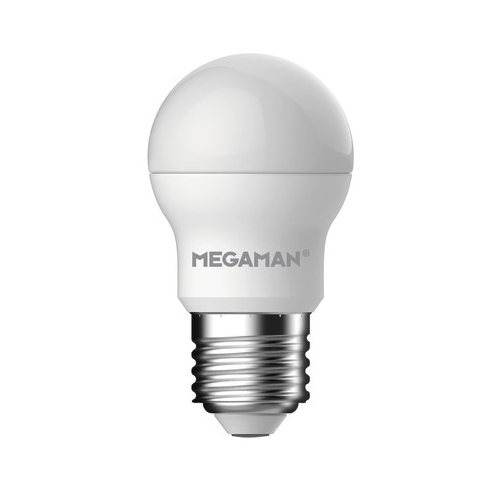 MEGAMAN  LED kapka E27 náhrada za 60W 2700K 8W Opál