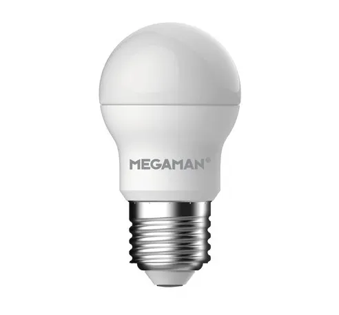 MEGAMAN  LED kapka E27 náhrada za 60W 2700K 8W Opál