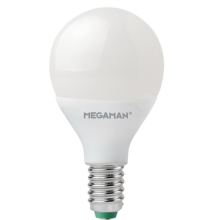 MEGAMAN LED žárovka E14 náhrada za 40W 6500K 4.9W opálová