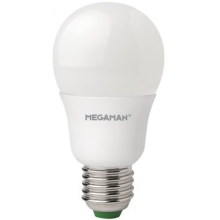MEGAMAN LED žárovka E27 náhrada za 40W 2700K 4.8W opálová