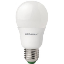 MEGAMAN  LED žárovka E27 náhrada za 40W 4000K 6W Opál
