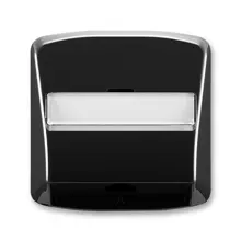 N Kryt zásuvky telefonní jednonásobné (pro přístroj 5013U), černá, ABB Tango