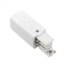 Nord.Alum. koncový napaječ levý XTS11-3 k GlobalTrac; bílý