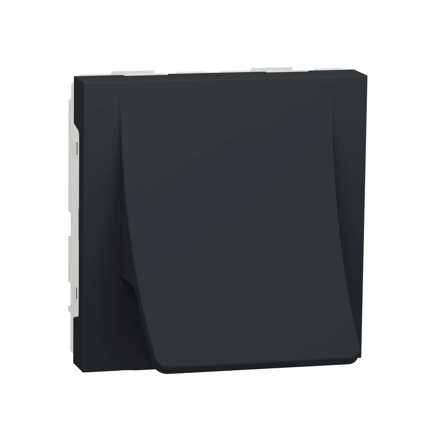 Nová Unica strojek 2modul kabelová vývodka  antracit