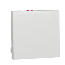 Nová Unica strojek 2modul spínač jednopól c.1  bílá