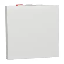 Nová Unica strojek 2modul spínač střídavý c.6  bílá