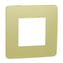 Nová Unica Studio Color rámeček krycí jednonásobný  Light.Green/bílá