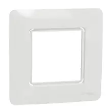 Nová Unica Studio Outline rámeček krycí jednonásobný  bílá